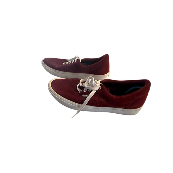 Vans ComfyCush Era Burgundy Red Canvas Low Top Sneakers Men’s 10.5 Women’s 12 EU - Picture 3 of 10